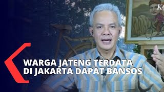 Ganjar Pranowo Kirim Bantuan untuk Warga Jateng yang ada Di DKI Jakarta