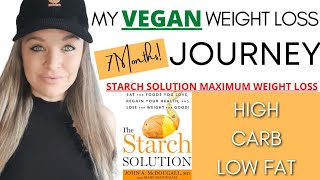 My Vegan WEIGHT LOSS Journey / Starch Solution WEIGHT LOSS : Update