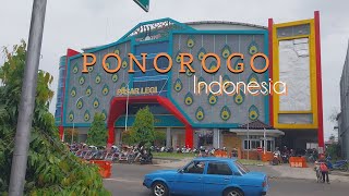 Suasana Pagi Pusat Kota | Tur Jalan Kaki | PONOROGO Indonesia 🇮🇩