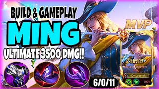 MING HONOR OF KINGS | PERFECT TRUE DAMAGE - RANK S8 EPIC