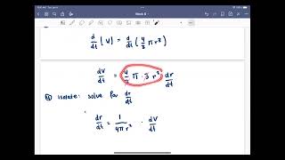 Single variable calculus lecture 18: related rates
