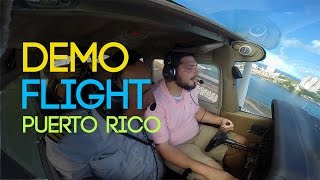 Demo Flight Cessna 172 In San Juan, PR FULL Experience with Benitez Aviation Flying School