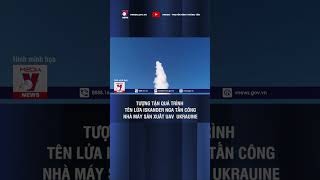Cận cảnh tên lửa Iskander Nga tấn công nhà máy sản xuất UAV Ukraine - VNews