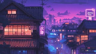 Retro Lofi Hip Hop Beats 🎥 1980s \u0026 90s Vibes \u0026 Nostalgic Japanese Town Ambience 🌆 Lofi Rain Playlist