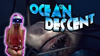 💜I try 💜 Ocean Descent  [PS4] (PlayStation VR Worlds) Shark Attack