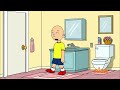 caillou tricks boris into watching the ring tape grounded big time sent into the tape