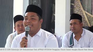 SAMBUTAN KEPALA SEKOLAH DAN KETUA PANITIA - PERINGATAN MAULID NABI MUHAMMAD SAW