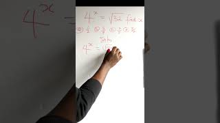what is the value of x? #subscribe #math #linearequations #viralvideo #mathtrick #viral #exponential