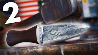 Making a Scottish Dagger "SGIAN DUBH" PART 2 with Mike Boyd!!