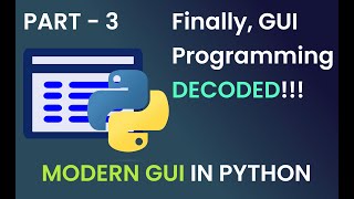 PyQt Tutorial for Beginners: Create a Simple GUI in Python using PyQt | PART 3
