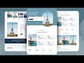 How To make Responsive Website Using HTML CSS And JavaScript | Travel Website Step By Step Tutorial
