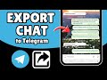 How to Transfer Your WhatsApp Chats to Telegram | Export Chat to Telegram (2025)