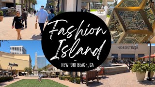 Fashion island - Newport Beach, Ca - 4K Walking