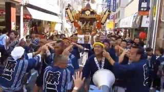 町田天満宮例大祭・原町田二丁目町内会神輿 2014/09/28