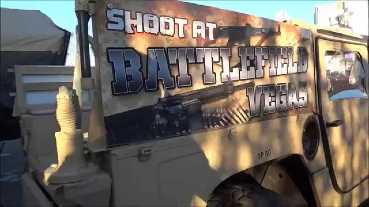 BattleField Vegas: Full Auto Gun Range In Las Vegas - YouTube