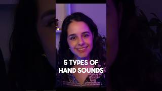 ASMR 5 Types of Hand Sounds 👏