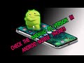 How to Check the Android OS Version