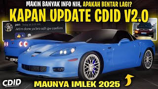 KAPAN CDID UPDATE V2.0 ! INFO MOBIL LAGI DAN MAP BARU UDAH DEKAT - Car Driving Indonesia Roblox