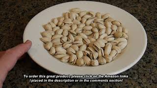 BEST TASTING PISTACHIO NUTS Kirkland Signature California In-Shell Roasted \u0026 Salted REVIEW