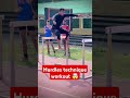 mini hurdle workout hurdle failed 🤯 hurdle technique workout 💨 hurdle drill workout shorts