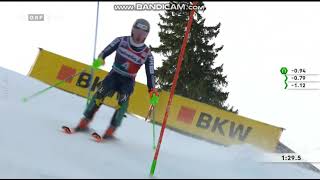 Lucas Braathen wins Slalom Adelboden 2023 (ORF)