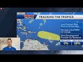 Meteorologist Eric Burris is live with the latest on the tropics, new area of interest