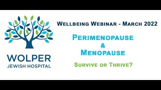 Wolper Wellbeing Perimenopause and Menopause