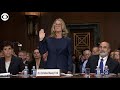 dr. christine blasey ford sworn in to testify against supreme court nominee brett kavanaugh