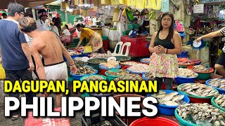 Philippines food market! BIGGEST seafood market \u0026 local life tour in Dagupan, Pangasinan