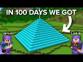 100 DAYS With The Best Diamond Mining Strategy…