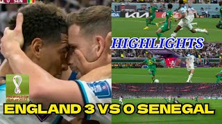 SENEGAL 0 VS 3 ENGLAND GOAL HENDERSON - HIGHLIGHTS - WORLD CUP QATAR 2022
