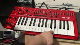 Behringer MS-101 vs Roland SH-101 - The 101 Shootout!