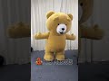 2m Inflatable Teddy Bear Costume Adult Walking Mascot Blow Up Suit For Entertainment Carnival Dress