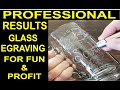 Glass Engraving, Glass Etching Equipment & Tools for Fun & Profit Using 400xs High Speed Engraver