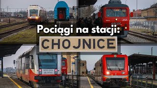 Składanka pociągów na Chojnickiej stacji | Trains at Chojnice Railway Station