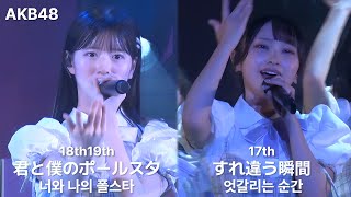 AKB48 64th Single 17期18期19期 - 君と僕のポールスタ + すれ違う瞬間 [日本語字幕] [4K]