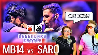 MB14 vs SARO | Beatbox Reaction | Grand Beatbox LOOPSTATION Battle 2017 | SEMI FINAL