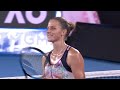 xiyu wang v karolina pliskova extended highlights australian open 2023 first round