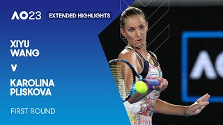 Xiyu Wang v Karolina Pliskova Extended Highlights | Australian Open 2023 First Round