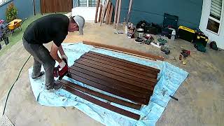 How to Build a Side Fence and Gate - Start to Finish (Pagar Kayu Cengal) Part 4