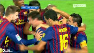 barcelona vs real madrid andres iniesta GOAL 1-0 18-8-2011 HD