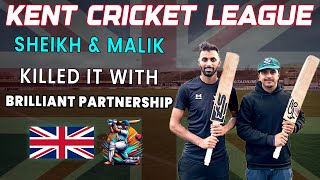 Sheikh \u0026 Malik killed it with Brilliant Partnership in KCL Uk 🇬🇧🏏| UK Cricket vlogs | Vlog