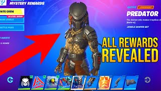 NEW Fortnite PREDATOR UPDATE NOW OUT! "ALL REWARDS REVEALED! FIRST LEGENDARY PICKAXE?!"