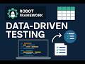 Robot Framework Tutorial: Data-Driven Testing Explained