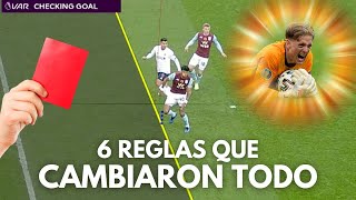 LAS 6 REGLAS QUE CAMBIARON EL FÚTBOL PARA SIEMPRE