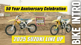 2025 Suzuki RM-Z250 and 450 | Celebrating 50 Years of RM