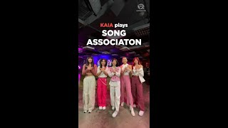 KAIA plays song association game