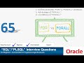 Oracle PL SQL interview question | Oracle FOR vs FORALL | Oracle FORALL advantages and limitations