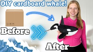 How to Make the VIRAL Cardboard Whale!!