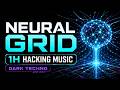 Neural Grid | 1 Hour Hacking Music | Dark Techno for Coding & Deep Focus